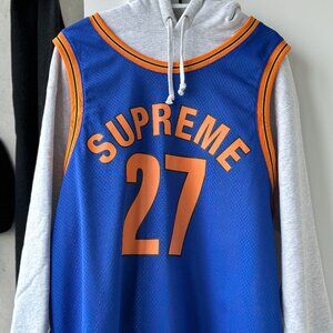 Supreme Basketball Jersey Hoodie
